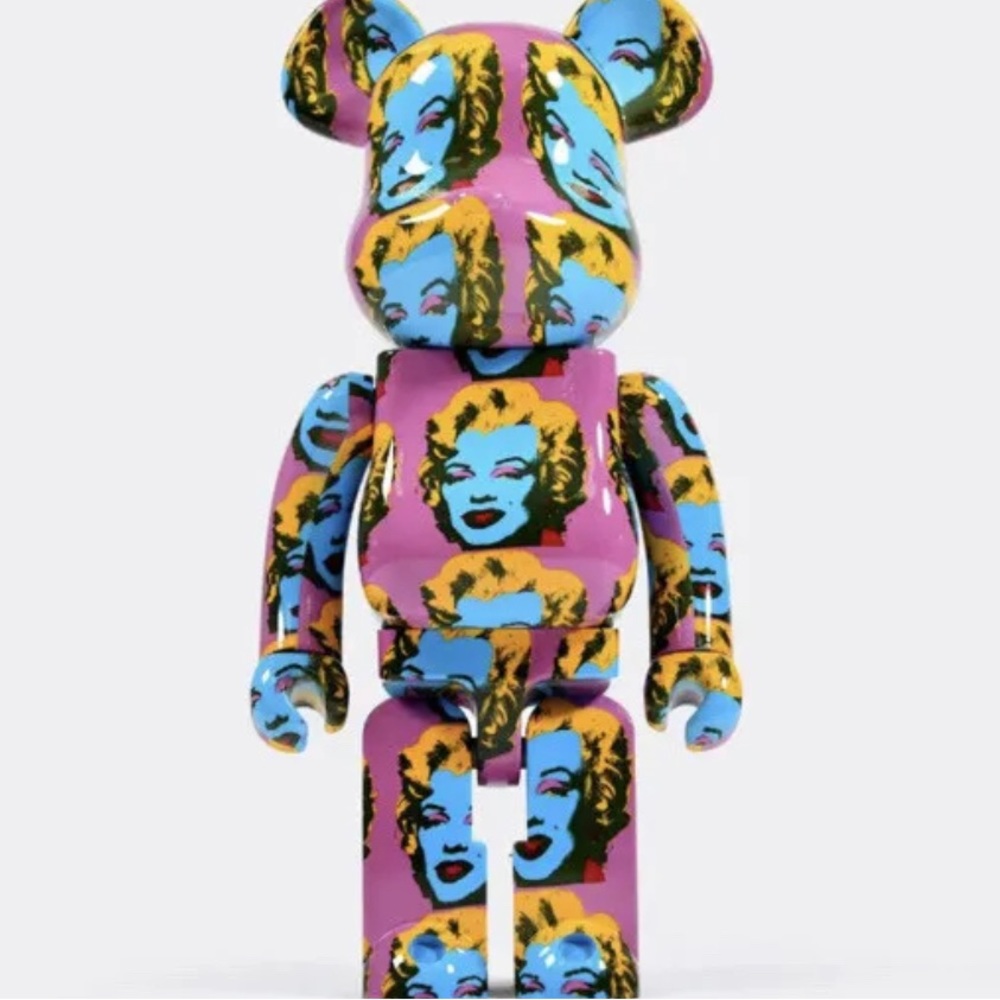 Set Of All 3! BE@RBRICK Andy Warhol's Marilyn Monroe #2 1000% &400%&100% NIB.